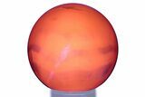 Polished Pink Manganoan (Mangano) Calcite Sphere - Fluorescent! #335025-1
